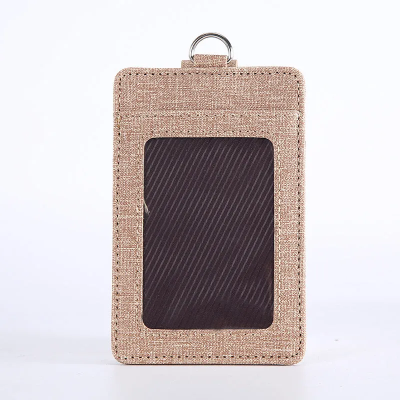 Work Name Tag Retractable Lanyard Access Card Holder