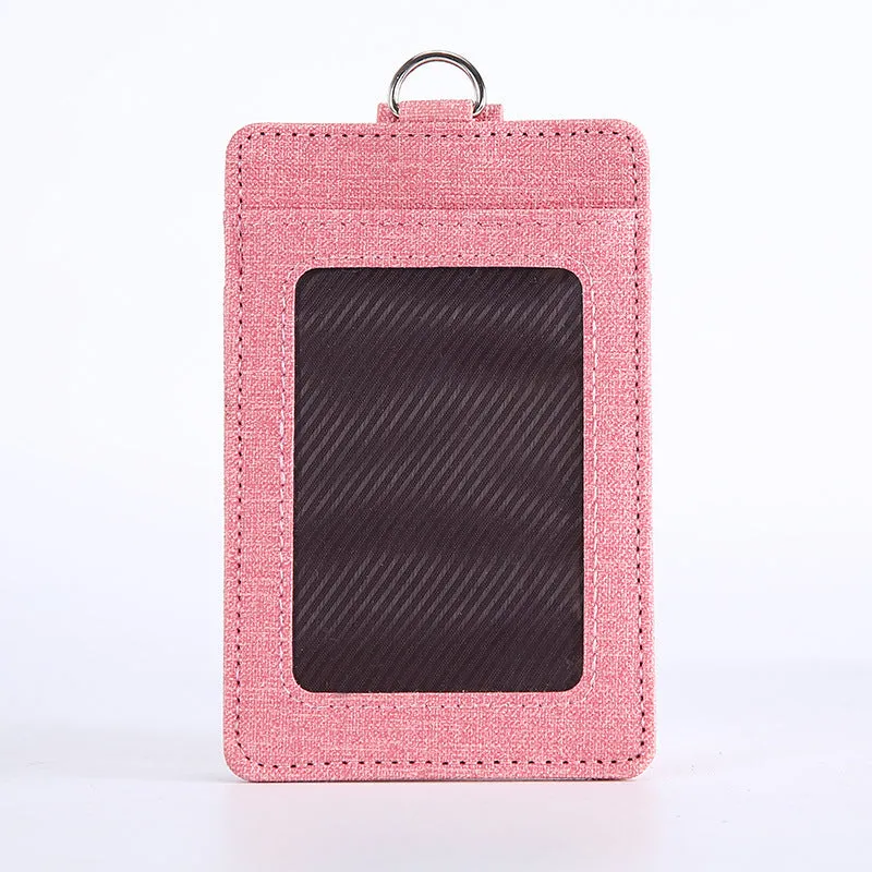 Work Name Tag Retractable Lanyard Access Card Holder