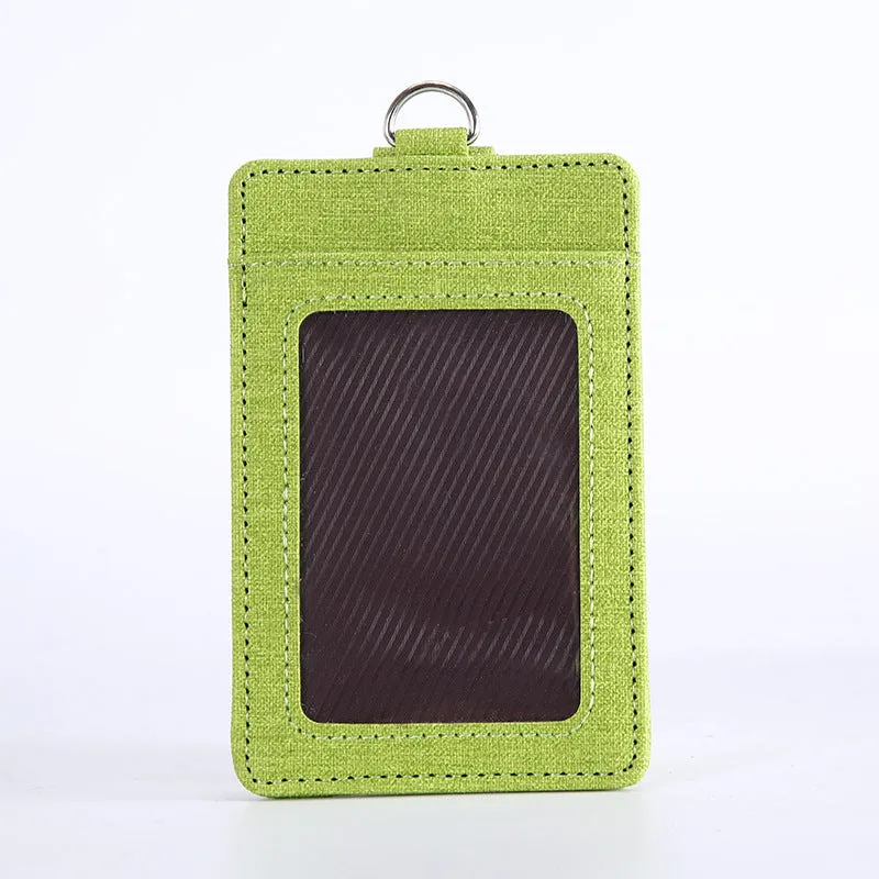 Work Name Tag Retractable Lanyard Access Card Holder