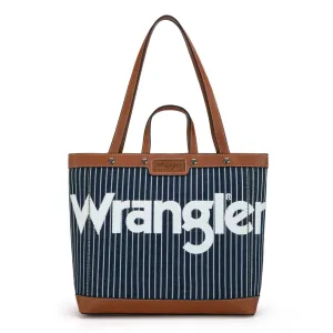 Wrangler Canvas Tote - Navy (WG142-2002NY)