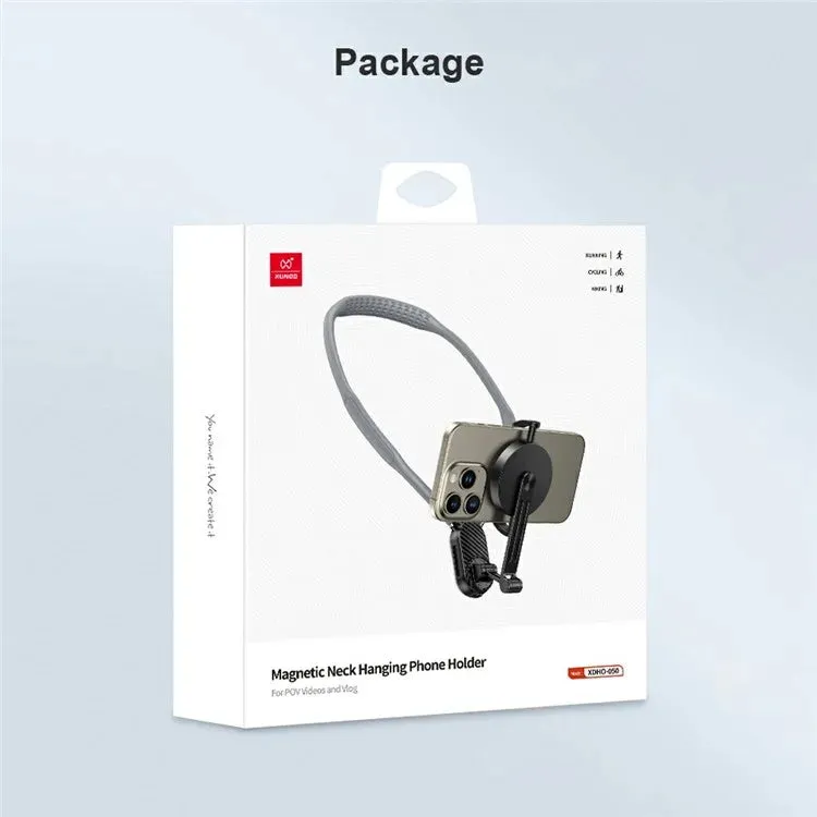 XUNDD XDHO-050 Magnetic Phone Neck Mount Selfie Mount Dual Mode Phone Neck Holder