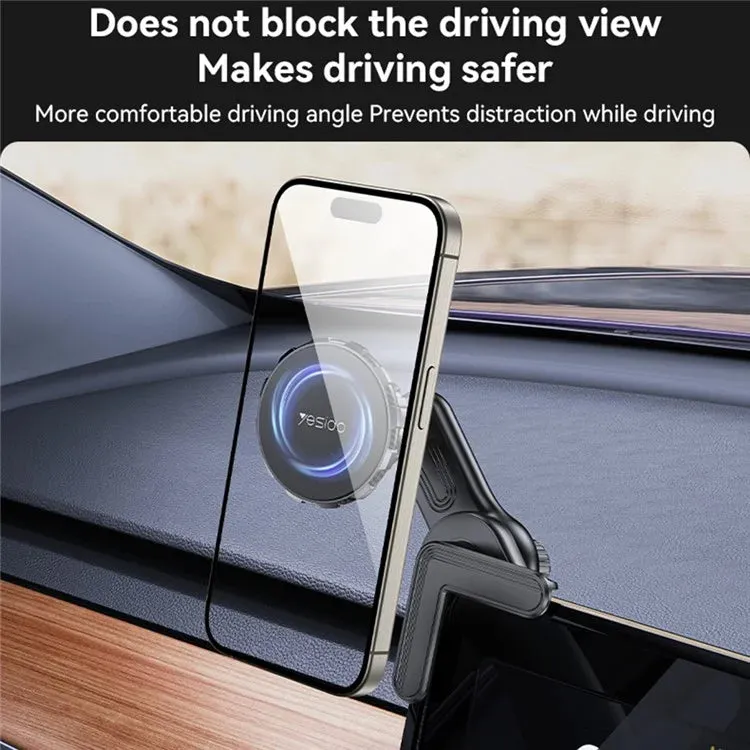 YESIDO C212 Floating Car Screen Phone Holder Rotatable Magnetic Cellphone Bracket
