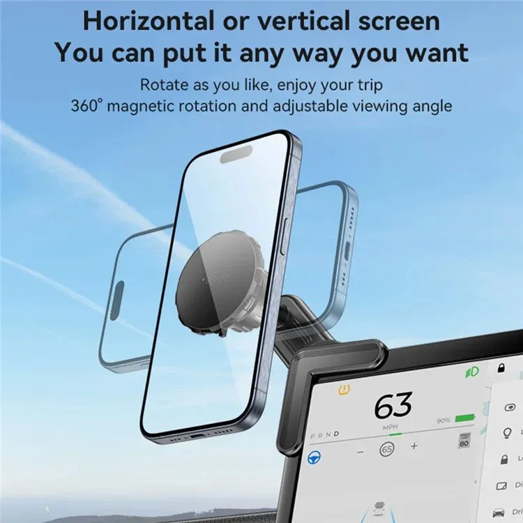 YESIDO C212 Floating Car Screen Phone Holder Rotatable Magnetic Cellphone Bracket
