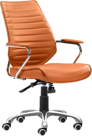 Zuo Enterprise Low Back Office Chair Orange